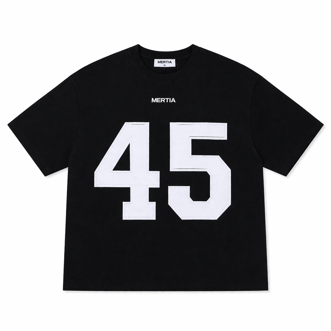 Short Sleeve 45 Jersey - Black & White