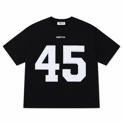 Short Sleeve 45 Jersey - Black & White