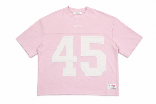45 Signature Jersey - Pink & White