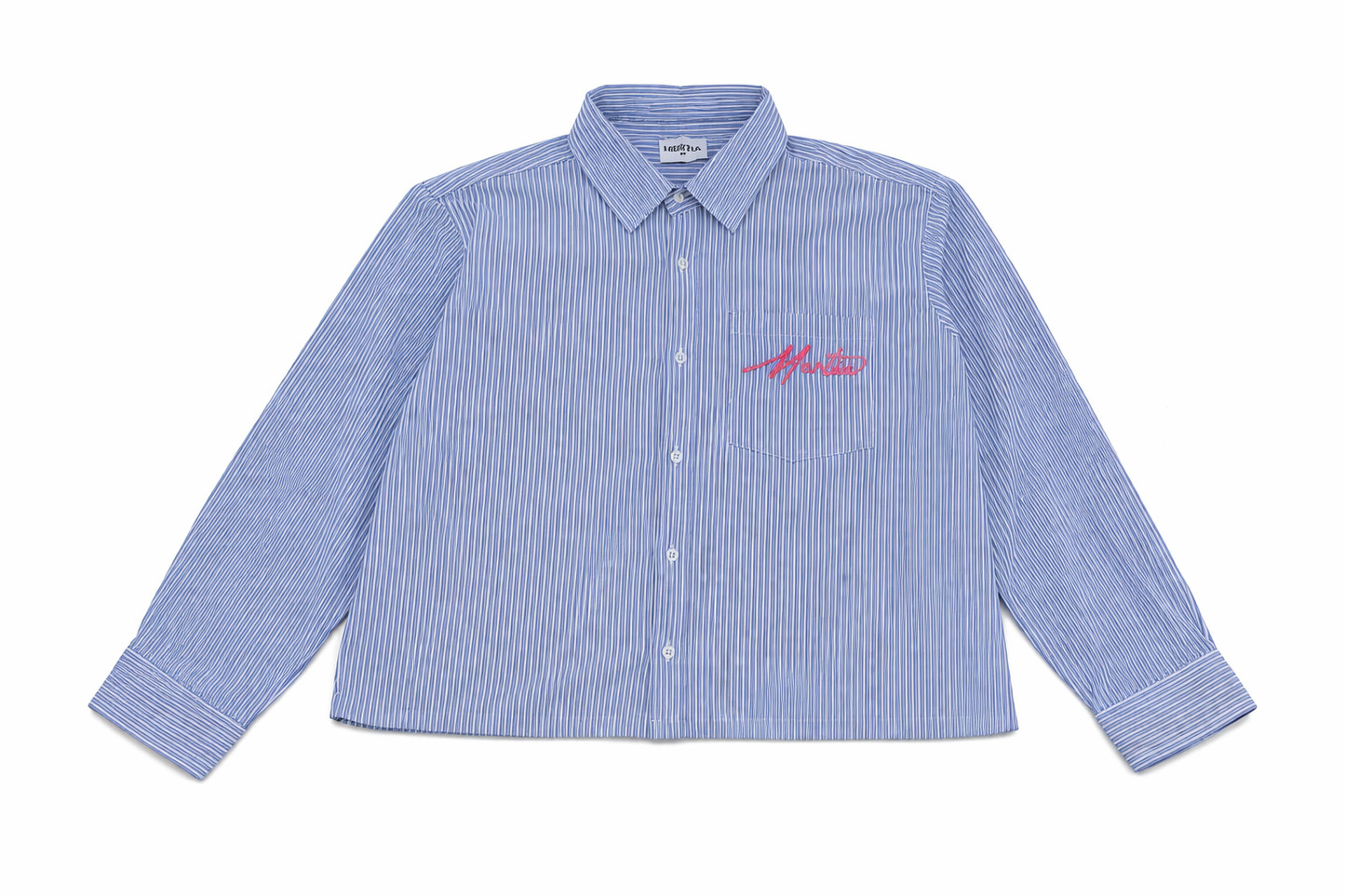 Striped Signature Long Sleeve Shirt - Pink