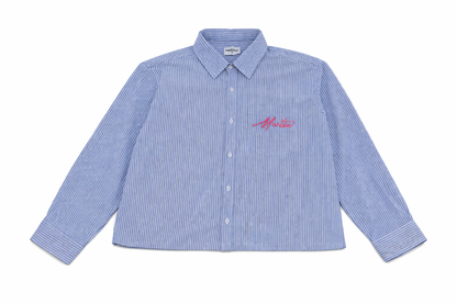 Striped Signature Long Sleeve Shirt - Pink