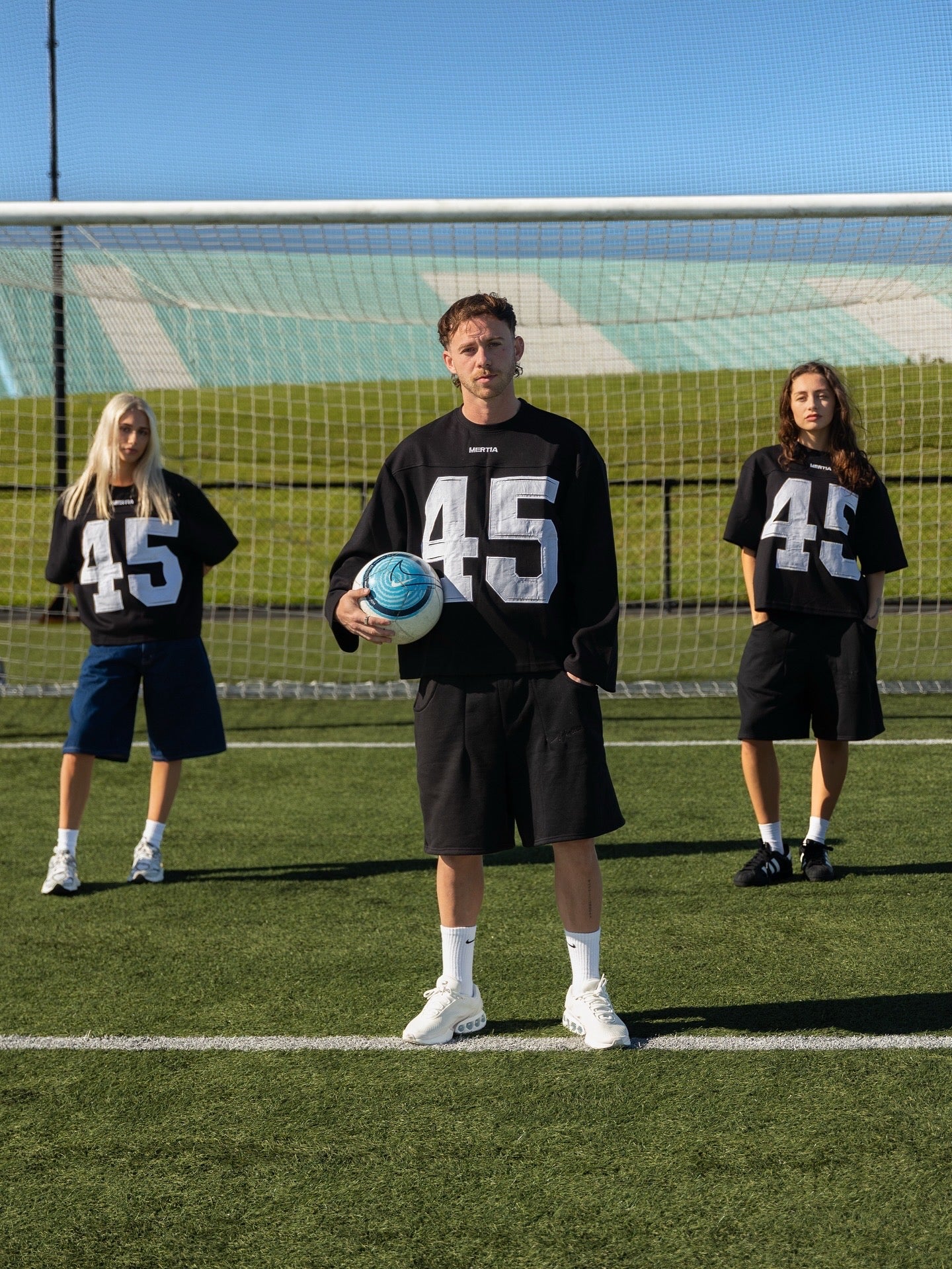 Long Sleeve 45 Jersey - Black & White