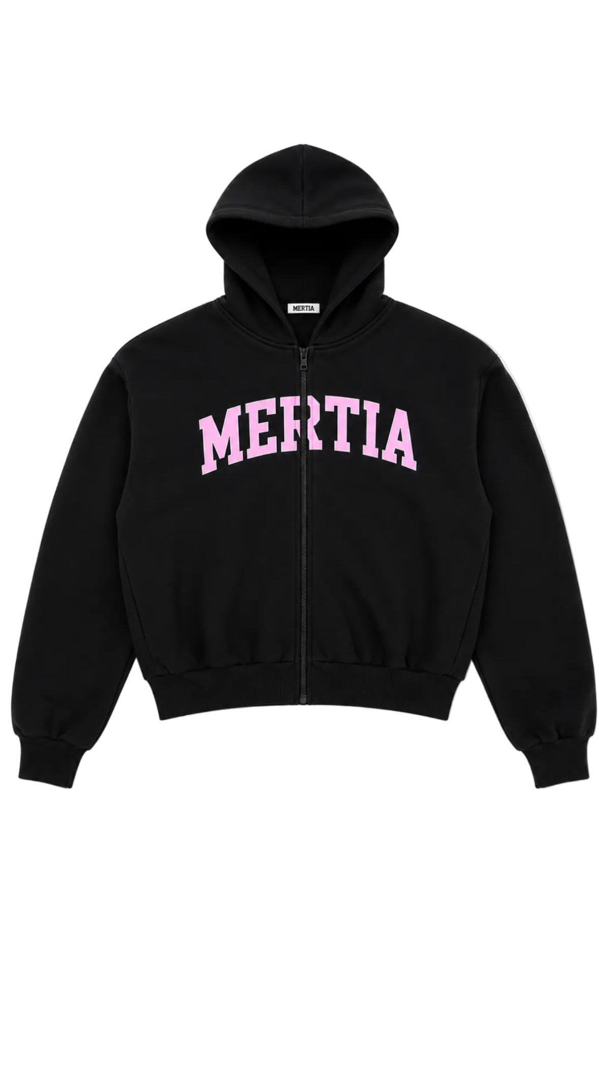 Mertia Shell Pink Zip Up Hoodie