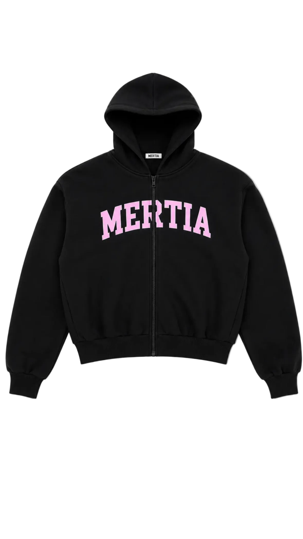 Mertia Shell Pink Zip Up Hoodie