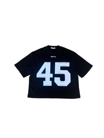 Short Sleeve 45 Jersey - Black & White