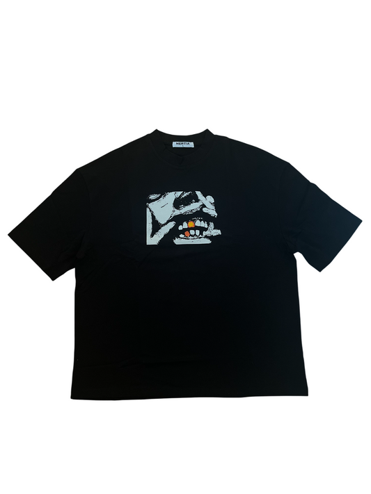 " Grillz " Black Graphic Tee