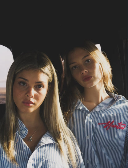 Striped Signature Long Sleeve Shirt - Pink